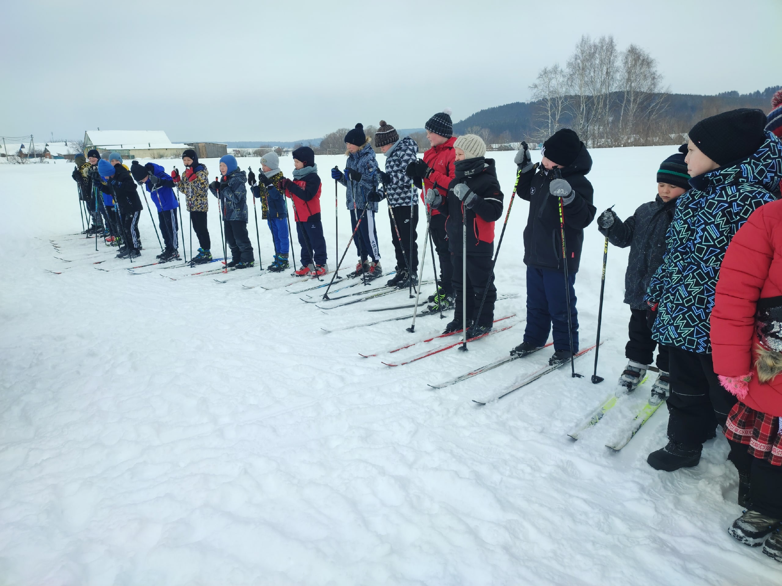 Лыжная спортивная эстафета «Бибиатлон».